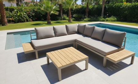 جلسة خارجية ألمنيوم